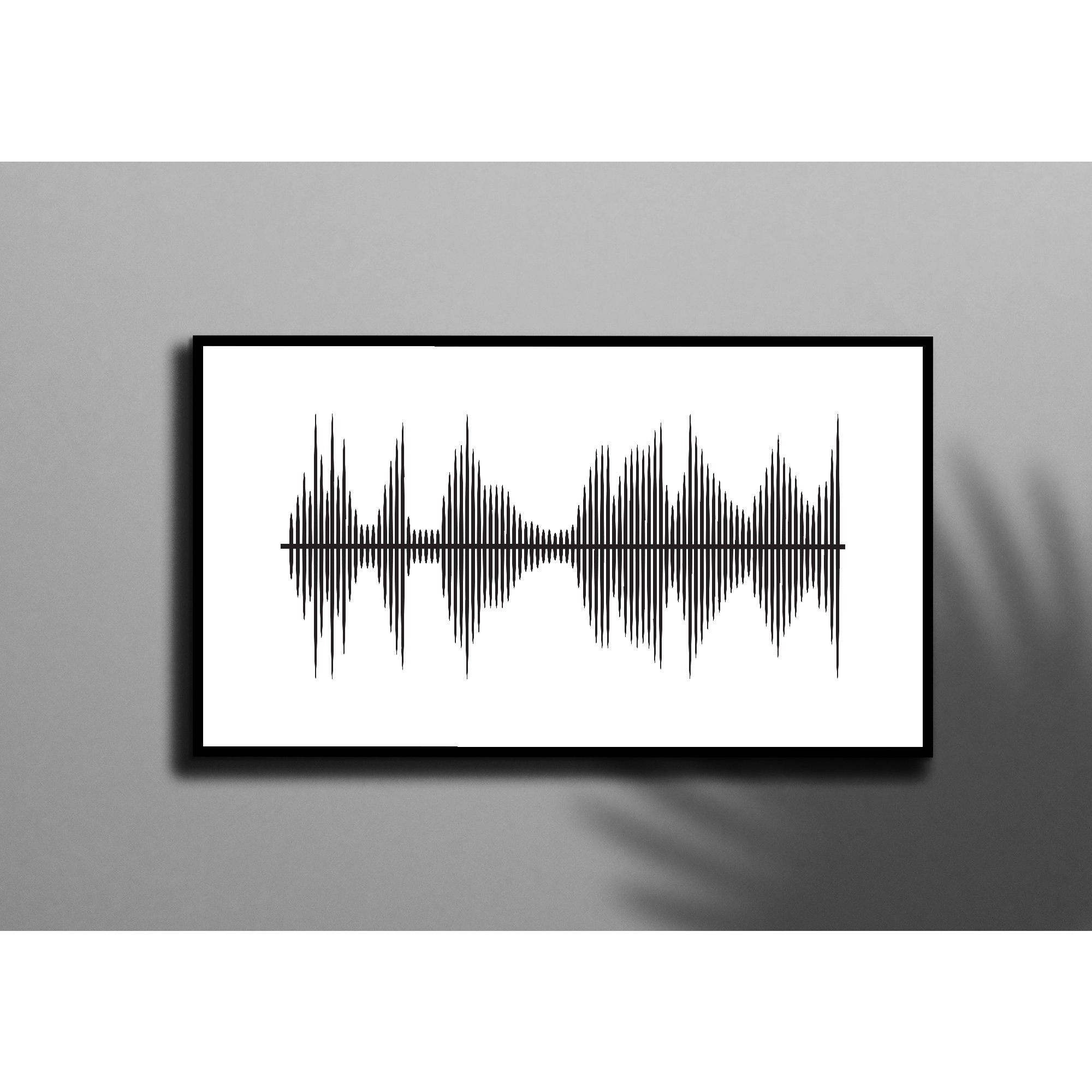 Sound Wave Printable Wall Art Instant Download Anniversary | Etsy