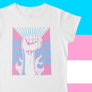 Trans Liberation T-Shirt, Transgender Non-Binary Pride T-Shirt, Gender Queer Tee, LGBTQ+, Pride Apparel, Trans Rights