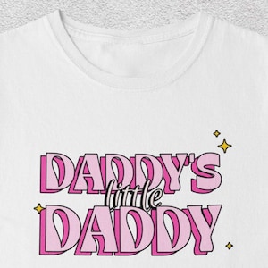 Daddy&#39;s Little Daddy, Unisex T-Shirt, Gay Pride, LGBTQ+, Queer, Unique Gift for Gay Men, fet, adult, mature