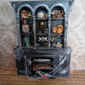 Dollhouse gothic/witches cabinet