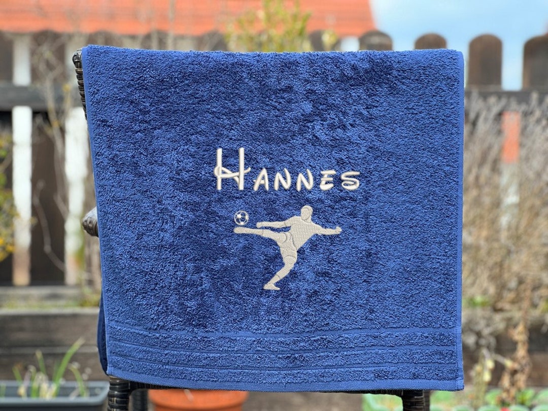 Personalisiertes Kuh-Handtuch Mit Namen - Lustiges Badetuch 100x50cm Für Frauen & Männer