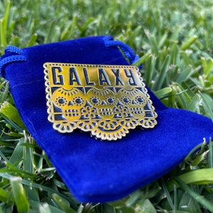 Galaxy Papel Picado Pin