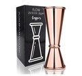 Copper Cocktail Jigger: Double-Ended Spirit Measure (25/50ml)