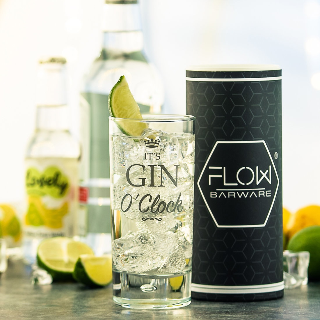 It's Gin O'clock Gin Glass Tall Highball Gin & Tonic Etsy UK