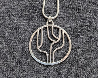 Silver Pendant: "The Tree We Came From"