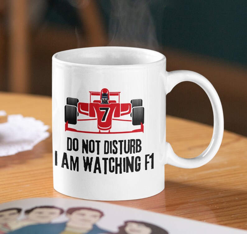 Do Not Disturb I Am Watching F1 Racing Car Sports Car Novelty Etsy