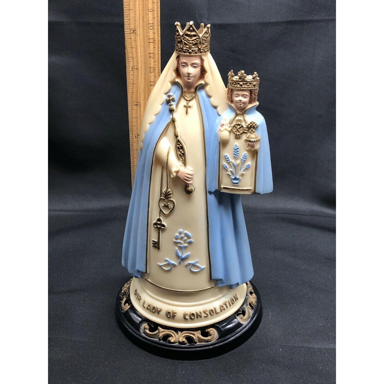 VTG Our Lady Of Consolation Plastic Statuette Carey Ohio Etsy