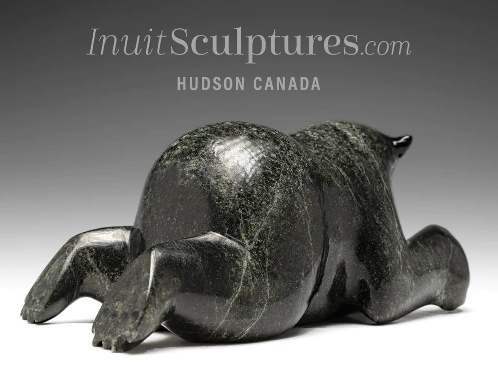 ビンテージ　シロクマ　エスキモー　ネイティブアメリカン　ハンドクラフト　彫刻 ビンテージ シロクマ エスキモー ネイティブアメリカン ハンド