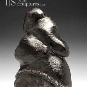 Vintage 8&quot;Mother Eskimo by Tuna Iqulik *Loved* Curator&#39;s Choice Inuit Sculpture Soapstone Inuit Original Inuit Carving Serpentine Stone Gift
