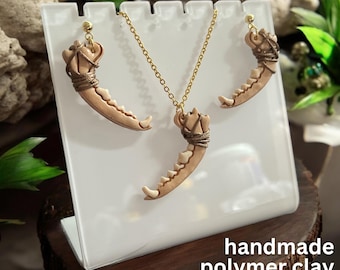 Handmade Solas-inspired Jawbone Jewelry Set Dragon Age-inspired