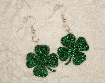 GiftJewelryShop Bronze Retro Style green Ireland shamrock hat Photo Clip On Earrings Flower Earrings #12 GiftJewelryShop Bronze Retro Style green Ireland shamrock hat Photo Clip On Earrings Flower Earrings #12