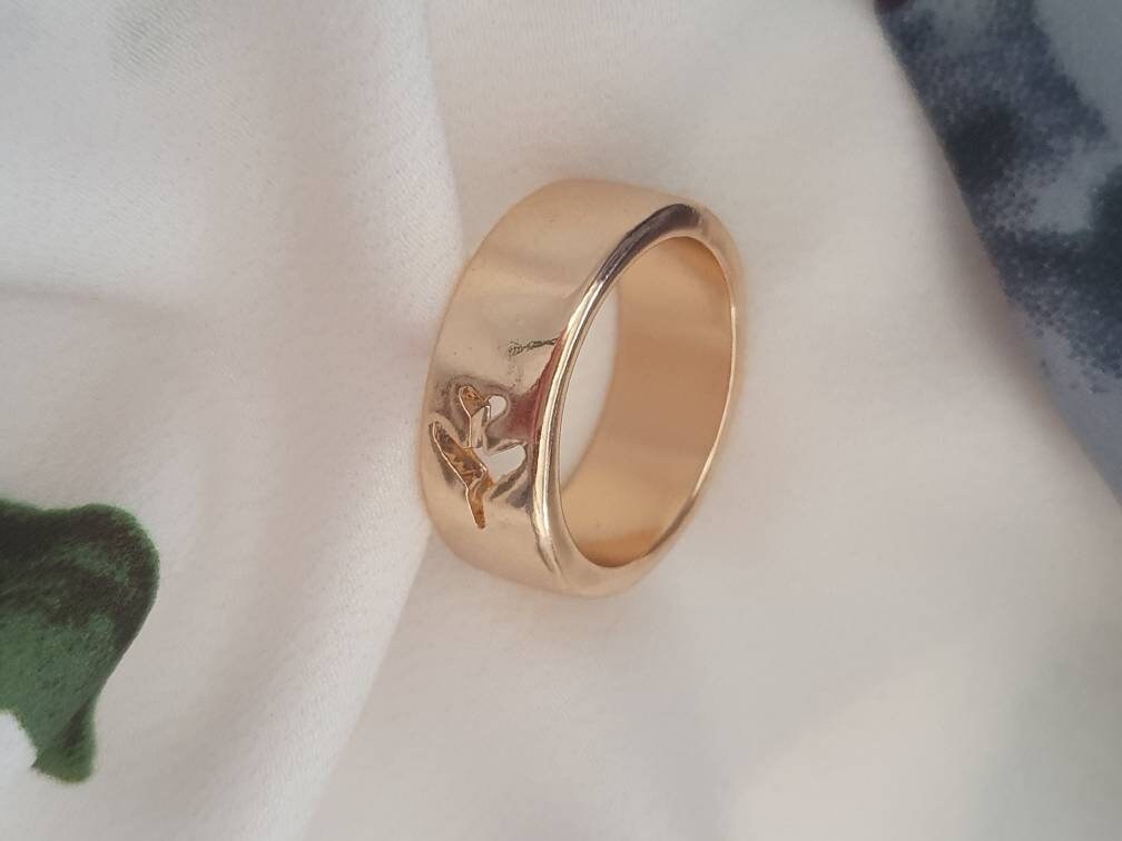 Plane ring set matching plane rings matching rings travel Etsy