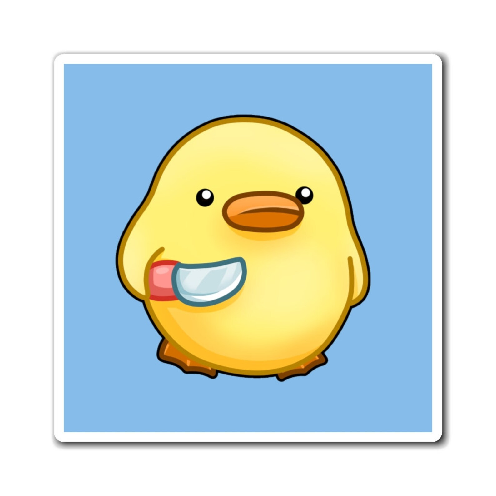 Duck with Knife Etsy