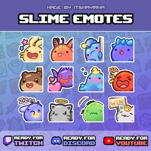 Slime Rancher Emotes for Twitch / Youtube / Discord