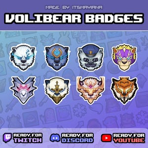 Volibear Badges Twitch / Youtube / Discord
