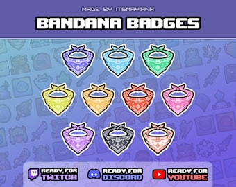 Bandana Badges for Twitch / Youtube / Discord