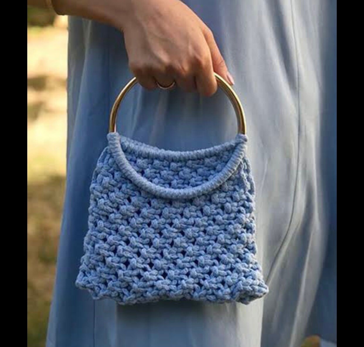 Massive hand knit bags Etsy