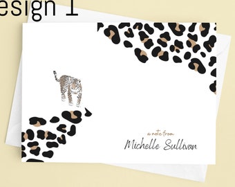 Leopard Print Stationary - Etsy