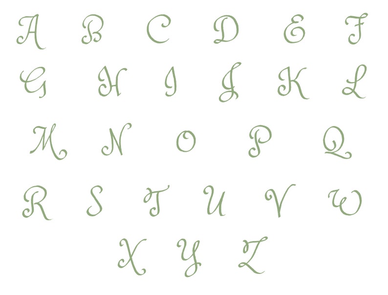 Monogram Note Cards With Envelopes Initial Note Cards Etsy