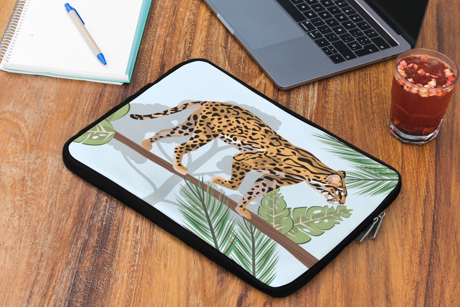 Cheetah Laptop Sleeve Case 13 Inch 15 Inch Laptop Case Etsy