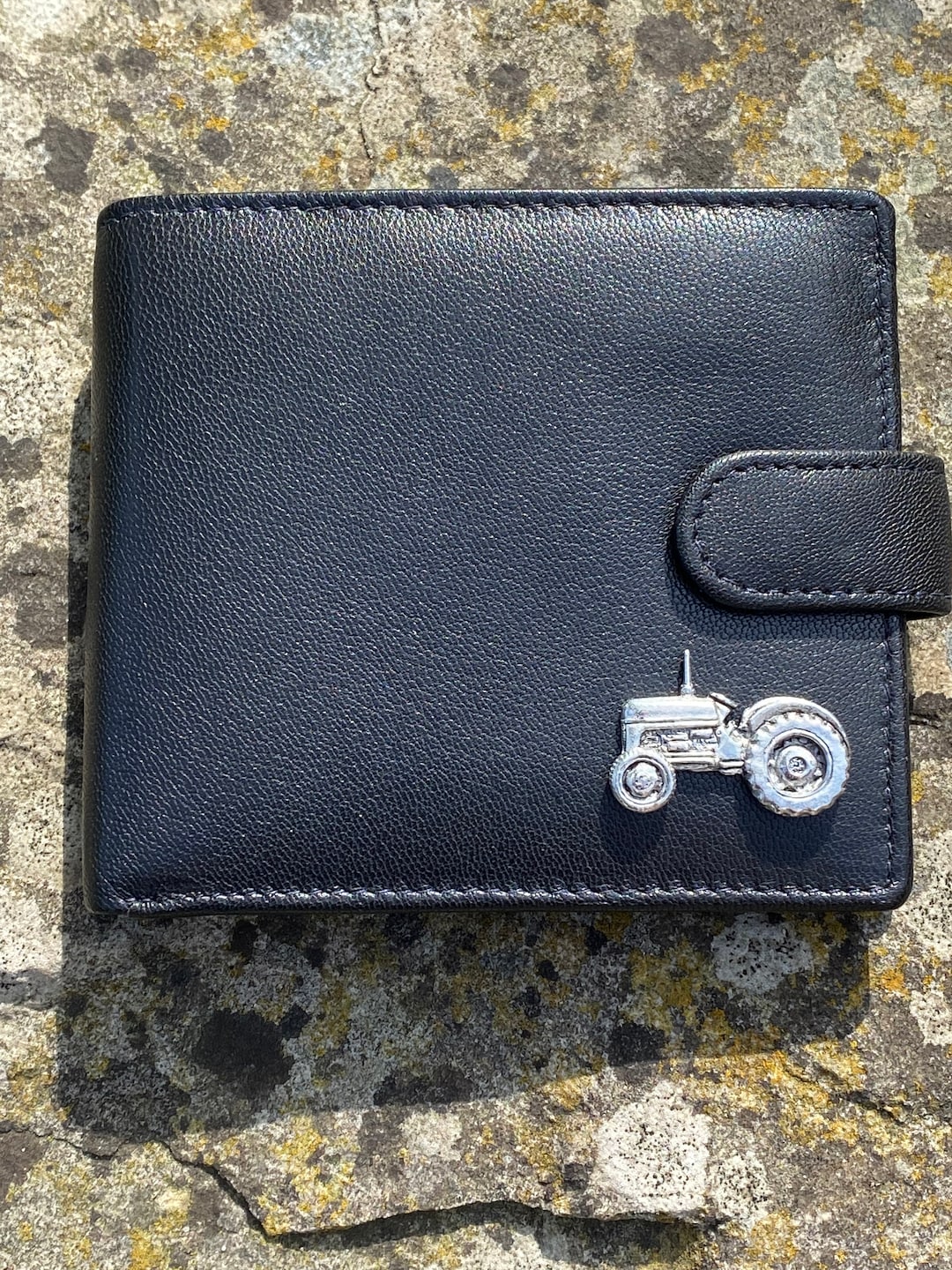 Tractor Soft Leather Wallet Gift Boxed Detailed English Solid