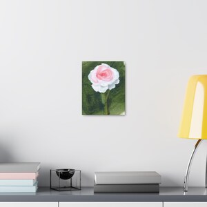 White Rose, Canvas Gallery Unframed
