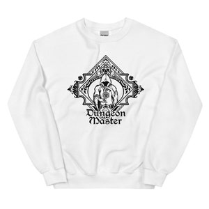 Dungeon Master SWEATSHIRT ONLY, Dungeons, Dragons, DnD, D&D, DD, Roll 20, Roll Play, for her, for him, gift, birthday, custom