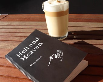 Hell and Heaven, illusstrierte Poesie, Buch Sprüchebuch ästhetische minimalistisch Zeichnungen mit kurzen Texten