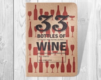 Handy wine journal is the perfect way to document your wine tastings! Wine | Wine tasting | birthday gift | Hostess Gift | Wine country
