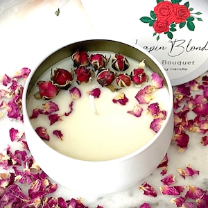 7oz Botanical infused Scented Soy Candle Lidded Tin | Aromatherapy | Hostess Gift | Party Favour | Book Club | Teacher Gift | Birthday