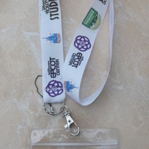 WDW Walt Disney World Lanyard - Park Symbols