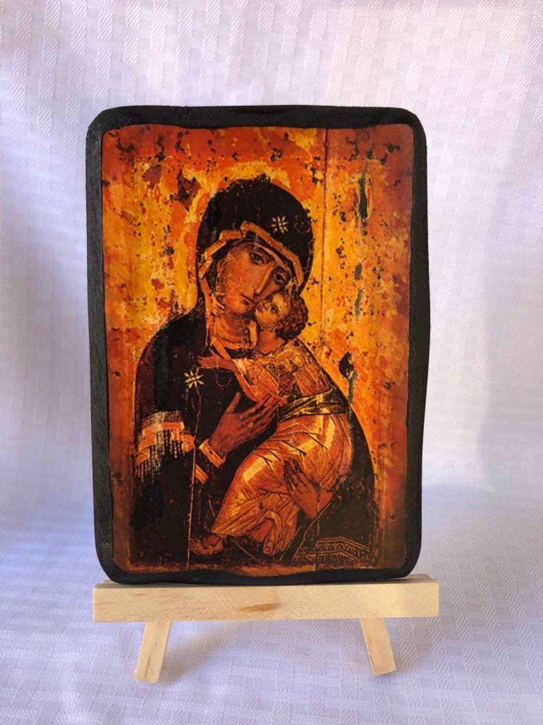 Virgin Mary Icon, Theotokos Icon, Virgin Mary and Child Icon, Virgin ...