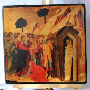 Raising of Lazarus icon, Wall Display, easel display