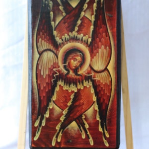 Seraphim icon, wall display, easel display