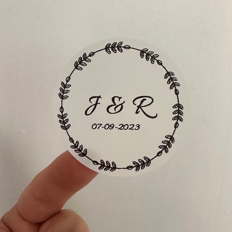 25, 50 or 100 Glassine envelope peel & seal. Perfect for DIY Wax melts, seeds, favour, confetti bags. 92 x 92mm. Personalised stickers. Design 2 Sticker