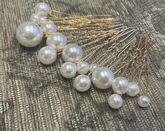 Pearl hair pin accessory for wedding • party • hair Pearl