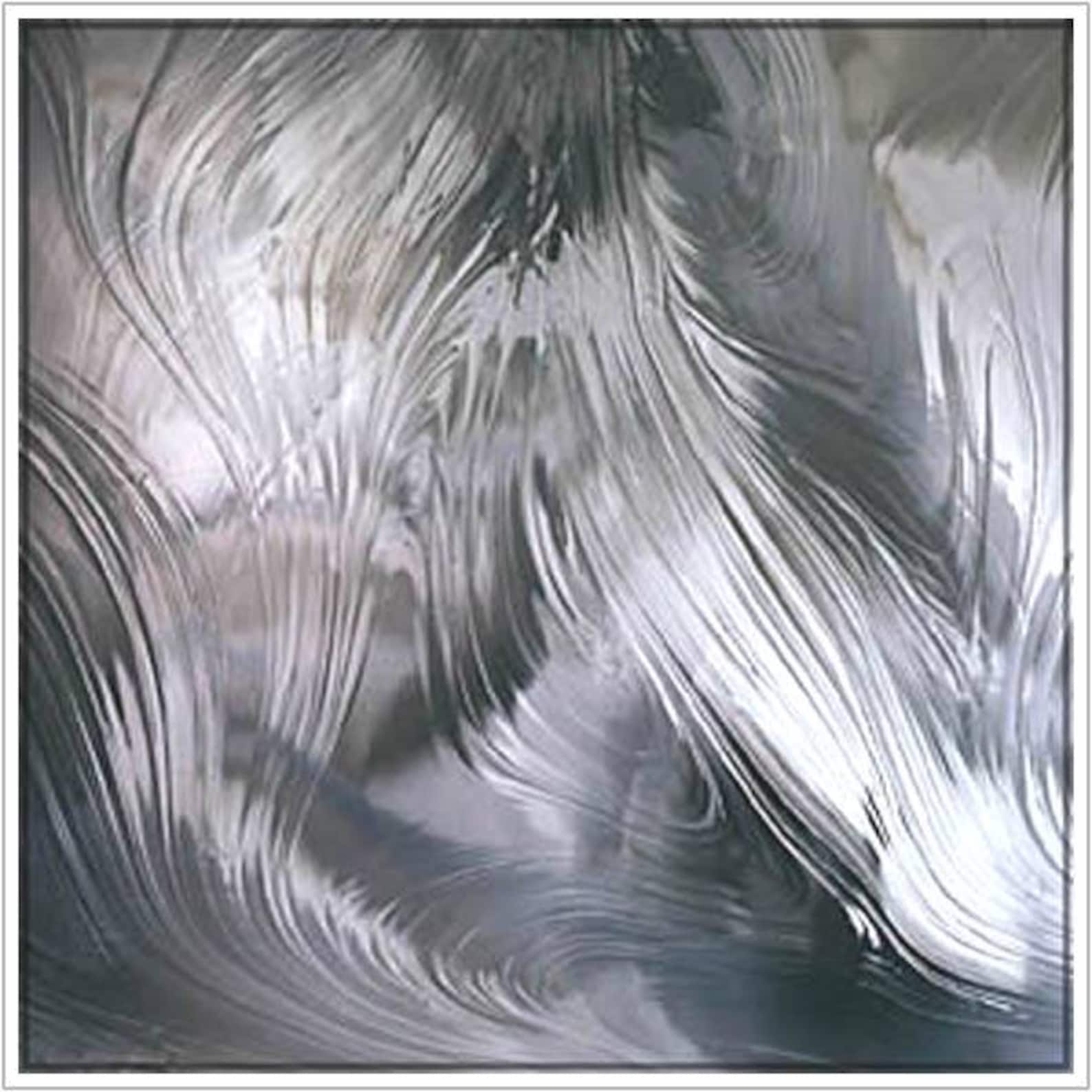 Spectrum Light Gray Baroque 8x6 Stained Glass Etsy