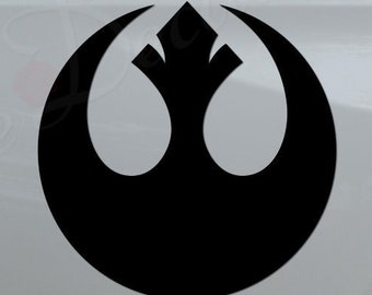 Rebel Alliance Emblem Die Cut Vinyl Decal Sticker For Car Truck Motorcycle Window Bumper Wall Home Office Decor