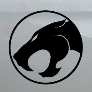 Thundercats Retro Cartoons Panther Cat Jungle Die Cut Vinyl Decal Sticker For Car Truck Motorcycle Window Bumper Wall Home Office Decor