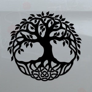 Celtic Tree Of Life Harmony Strength Die Cut Vinyl Decal Sticker For Car Truck Motorcycle Window Bumper Wall Home Decor