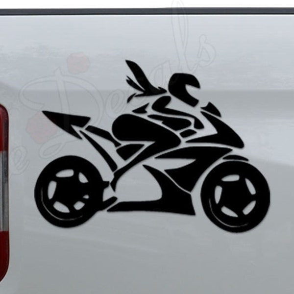 Girl Riding Motorcycle Motorbike Biker Die Cut Vinyl Decal Sticker For Car Truck Motorcycle Window Bumper Wall Home Office Decor