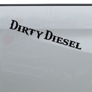 Dirty Diesel Engine Mechanic Die Cut Vinyl Decal Sticker For Car Truck Motorcycle Window Bumper Wall Home Office Decor