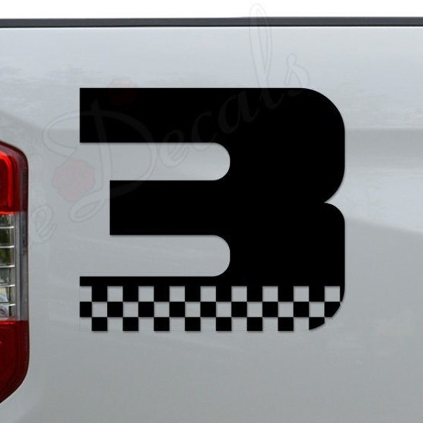 Die Cut Number Stickers Etsy