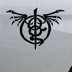 Lamb of God Wrath Symbol Die Cut Vinyl Decal Sticker For Car Truck Motorcycle Window Bumper Wall Home Office Decor