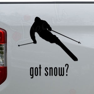 Got Snow Skiing Skis Mountain Die Cut Vinyl Decal Sticker For Car Truck Motorcycle Window Bumper Wall Home Office Decor