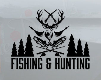 Fly Fishing Stickers Father Son Fishing Fish Sportsman Vinyl Graphic Car Truck Windows Decal Sticker - Die Cut Vinyl Decal For Windows, Cars, Trucks, Tool Boxes, Laptops, MacBook - Virtually Any Hard