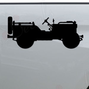 World War II Army Vehicle Vinyl Decal Sticker Die Cut Vinyl Decal Sticker For Car Truck Motorcycle Window Bumper Wall Home Office Decor