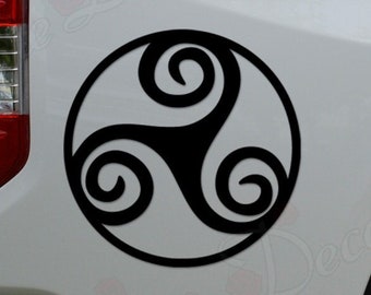 TRIBAL DRAGON YIN YANG Vinyl Decal Car Wall Window Sticker CHOOSE SIZE