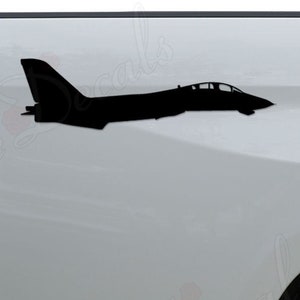 F-14 Tomcat Fighter Jet Pilot Navy Air Force Die Cut Vinyl Decal Sticker For Car Truck Motorcycle Window Bumper Wall Home Office Decor