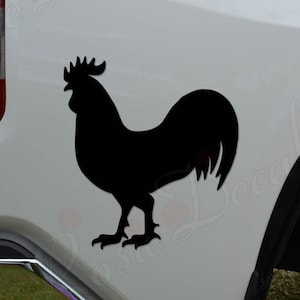 Rooster Chicken Farm Animal Die Cut Vinyl Decal Sticker For Car Truck Motorcycle Window Bumper Wall Home Office Decor